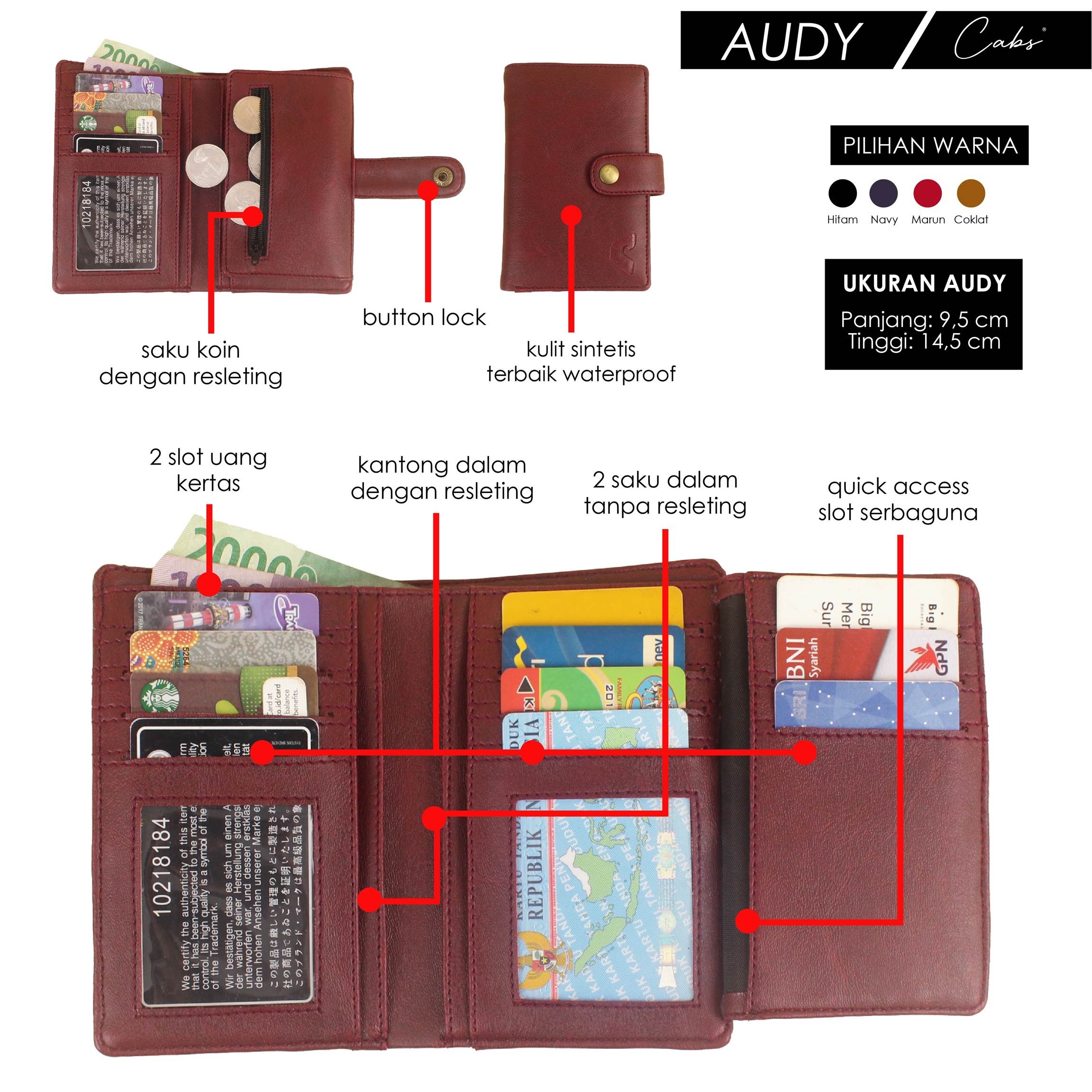 Dompet Audy - Original By Cabs