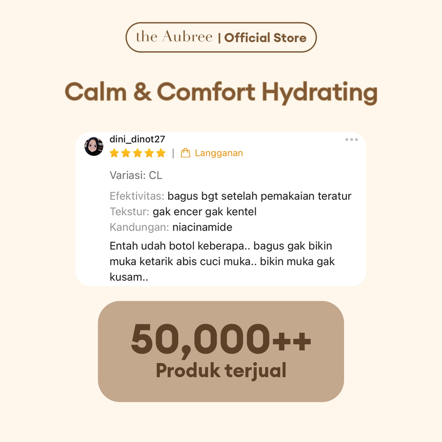 The Aubree Calm and Comfort Hydrating Cleanser 200 ml
