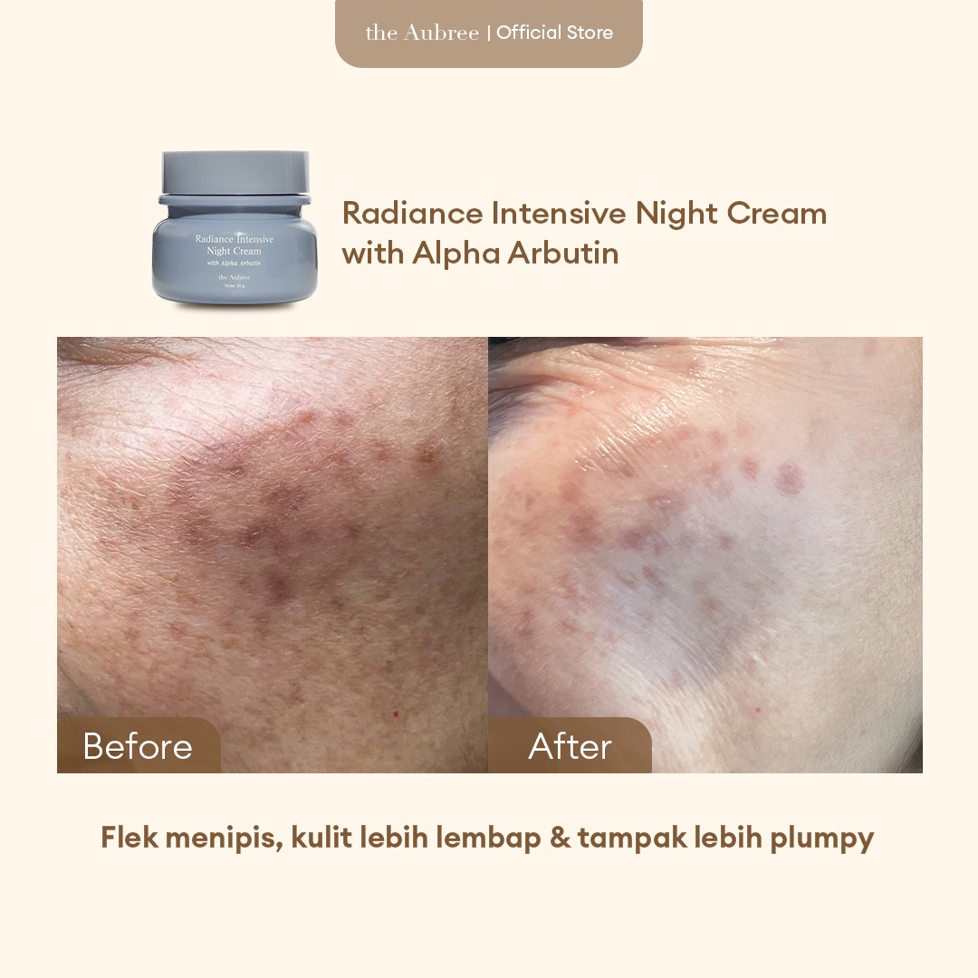 The Aubree Radiance Intensive Night Cream with Alpha Arbutin 30g