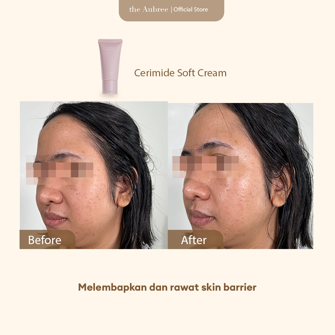 The Aubree Ceramide Soft Cream Pelembap Kulit Kering 40gr
