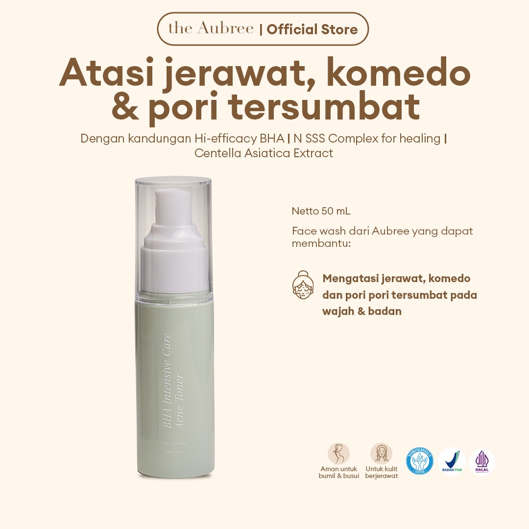 The Aubree BHA Intensive Acne Toner 50 ml Toner Anti Jerawat