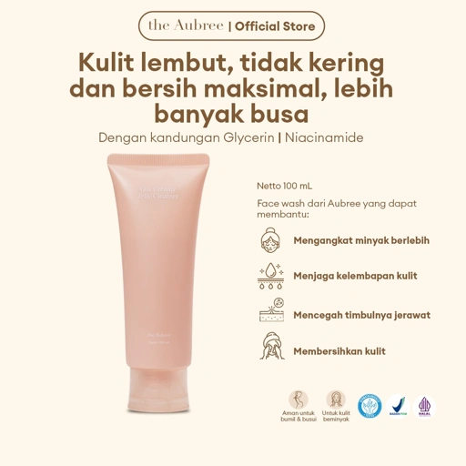 The Aubree Oat Creamy Jelly Cleanser Sabun Pencuci Wajah 100ml
