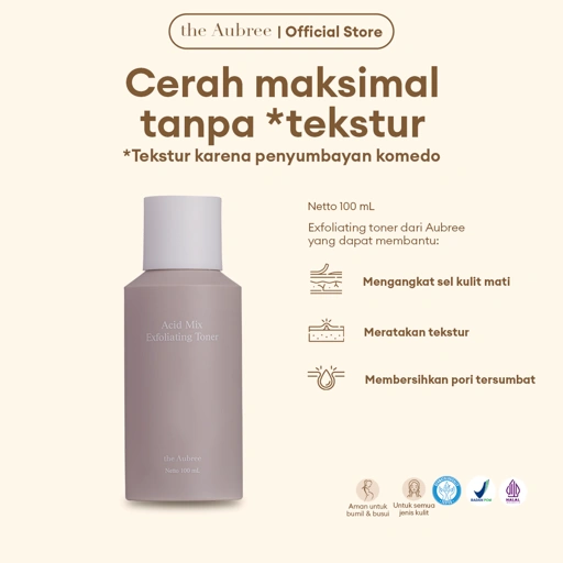 The Aubree Acid Mix Exfoliating Toner 100 ml Toner Pencerah Wajah