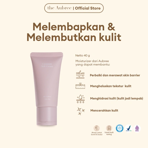 The Aubree Ceramide Soft Cream  Pelembap Kulit Kering 