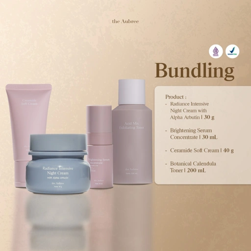 The Aubree Product Bundling ISI 4 Radiance Intensive Night Cream with Alpha Arbutin 30g