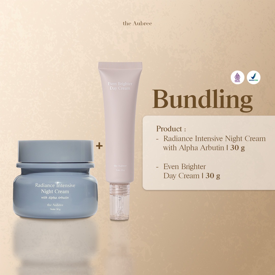 The Aubree Product Bundling ISI 2 Radiance Intensive Night Cream with Alpha Arbutin 30g