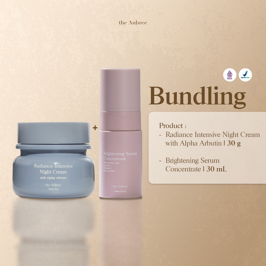 The Aubree Product Bundling ISI 2 Radiance Intensive Night Cream with Alpha Arbutin 30g