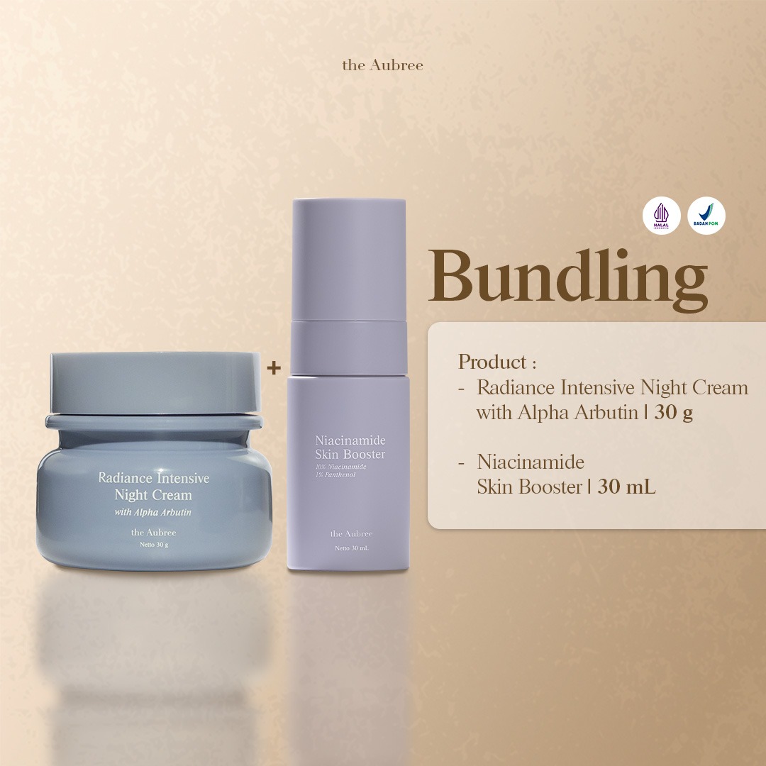 The Aubree Product Bundling ISI 2 Radiance Intensive Night Cream with Alpha Arbutin 30g