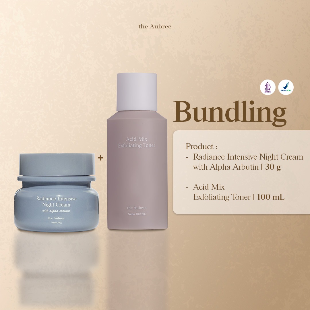 The Aubree Product Bundling ISI 2 Radiance Intensive Night Cream with Alpha Arbutin 30g