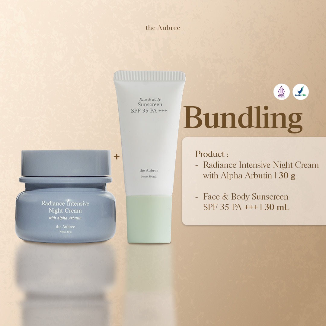 The Aubree Product Bundling ISI 2 Radiance Intensive Night Cream with Alpha Arbutin 30g