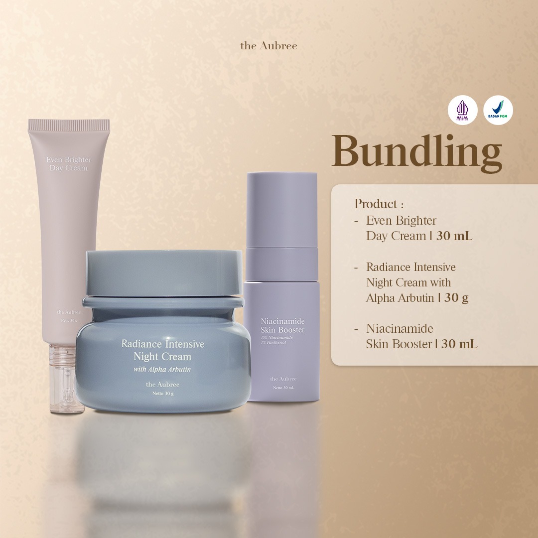 The Aubree Product Bundling ISI 3 Radiance Intensive Night Cream with Alpha Arbutin 30g