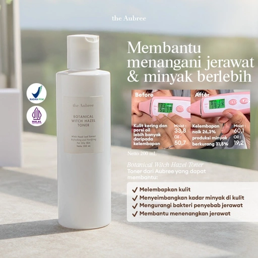 Image of The Aubree Botanical Witch Hazel Toner 200 ml Toner Anti Minyak