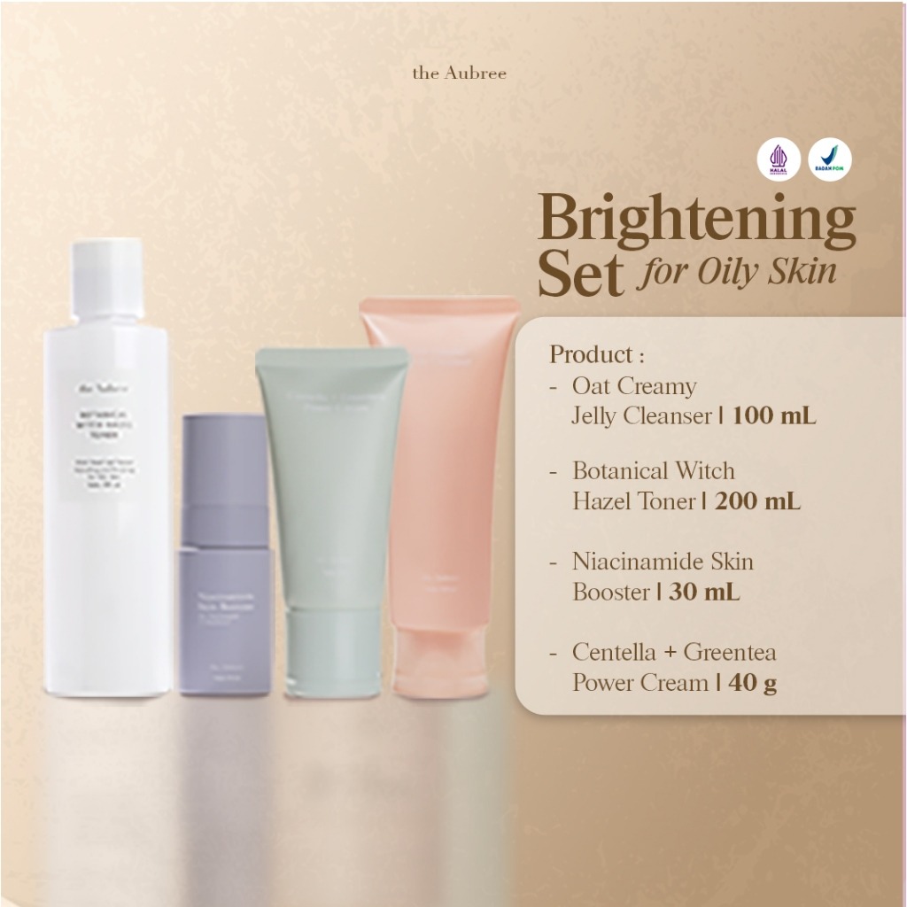 The Aubree PAKET Brightening Set for Oily Skin (OC, WH, NB, GC)