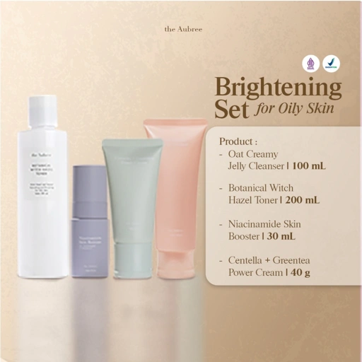 Image of The Aubree PAKET Brightening Set for Oily Skin (OC, WH, NB, GC)
