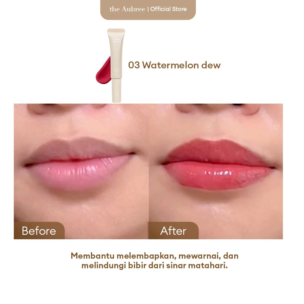 The Aubree Peptide Lip Glow  10mL Natural oil  Vitamin C & E  treatment gloss oil