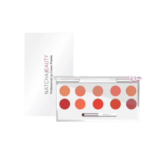 Image of NATCHA BEAUTY Professional Lip Cream Palette 10 Colors