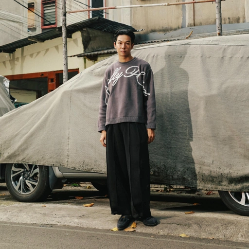 Image of Ether Knitwear - Dark Grey