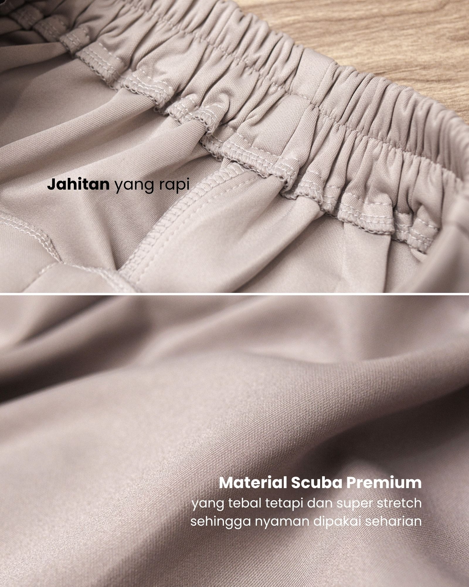 Zysku Xena | Alya Pants | Minor Defect | Celana Panjang Kantor Wanita Flare Cutbray Scuba