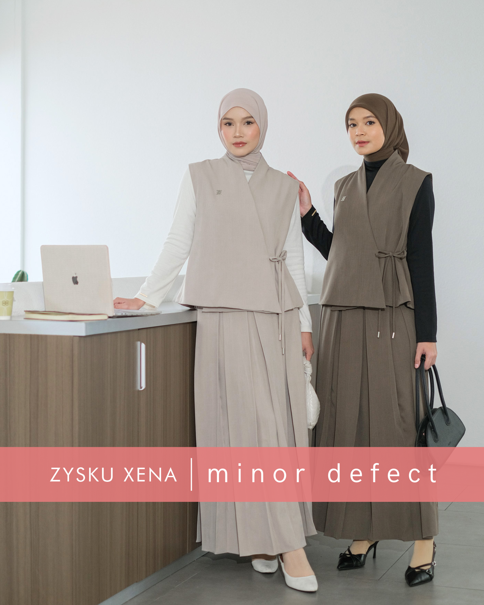 Zysku Xena | Minor Defect | Orlisse One Set - 7 Warna | Setelan Vest Rok Kerja Kantor Wanita