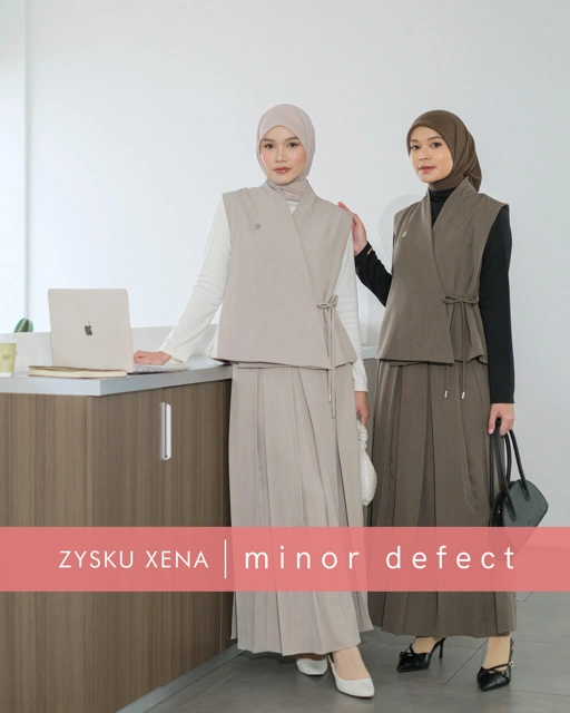 Zysku Xena | Minor Defect | Orlisse One Set - 7 Warna | Setelan Vest Rok Kerja Kantor Wanita