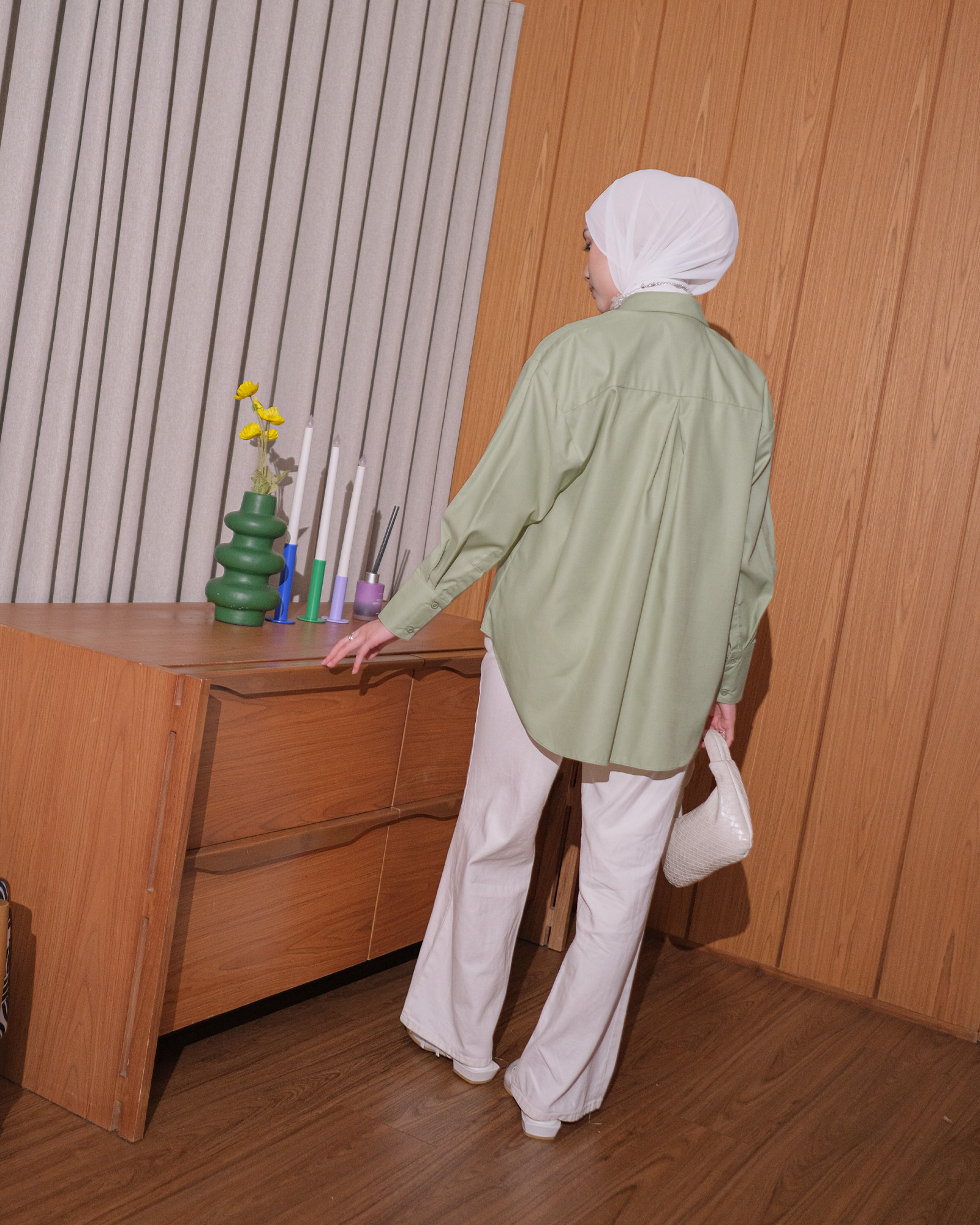 Zysku Xena | Basic Oversized Shirt - 15 Warna | Kemeja Kerja Polos Kantor Wanita Lengan Panjang Anti Kusut