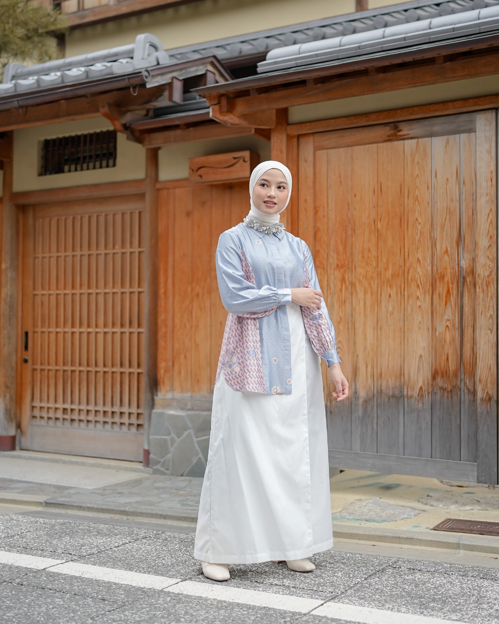Zysku Xena | Cherise Shirt - 3 Warna | Kemeja atasan lengan panjang wanita raya busui friendly