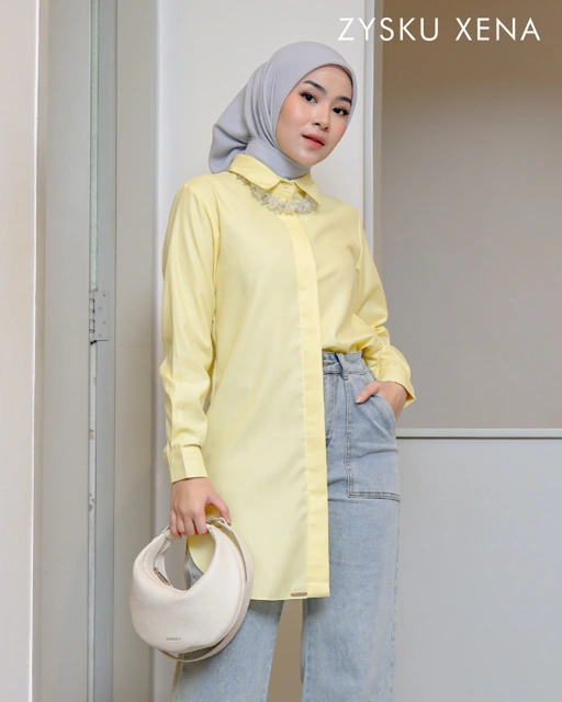 Zysku Xena | Basic Shirt 16 Warna - Color Group 1 | Kemeja Kerja Polos Kantor Wanita Lengan Panjang