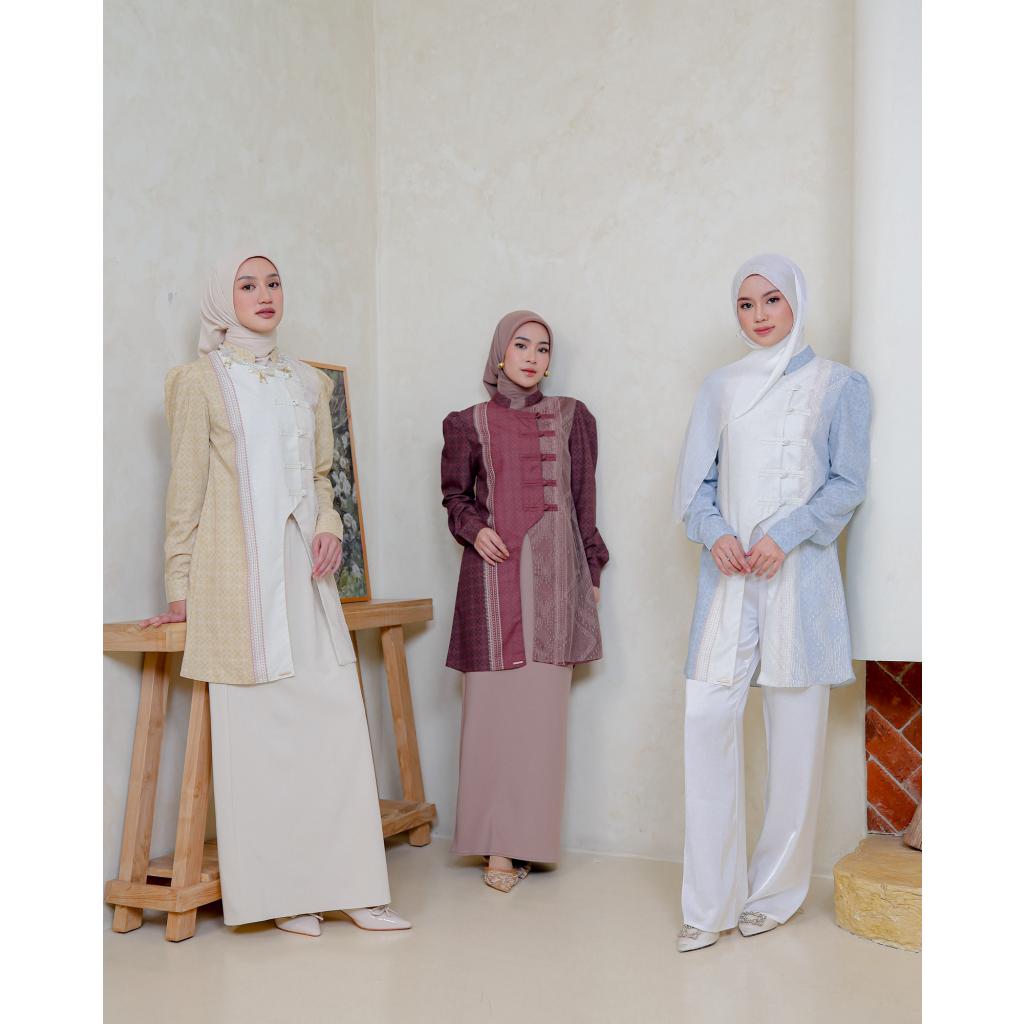 Zysku Xena | Minor Defect | Posy Tunic - 3 Warna | Tunic Print Busui Friendly Lebaran
