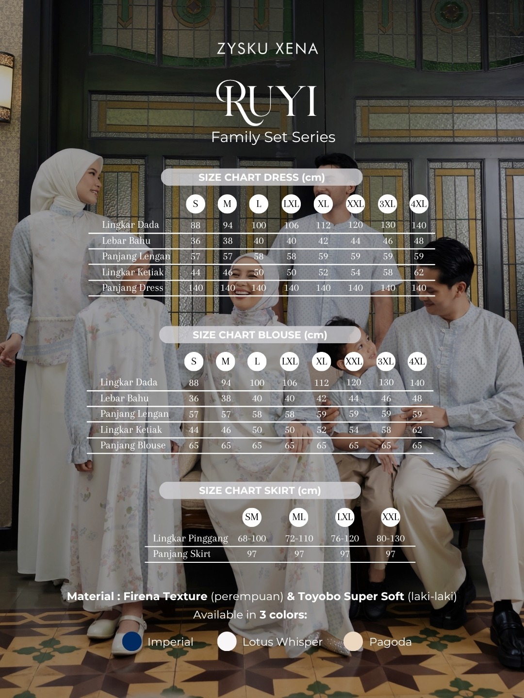 Zysku Xena | Ruyi Family Set - Lotus Whisper