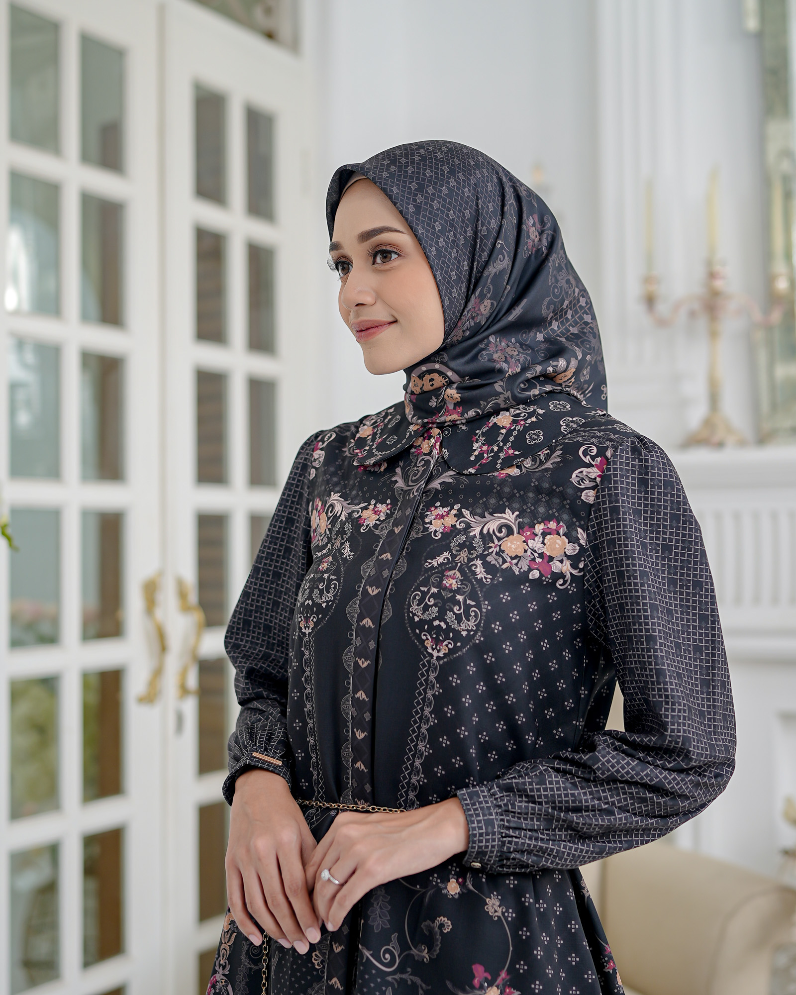 Zysku Xena | Ethereal Dress | Sarimbit Gamis Kancing Depan Busui Friendly