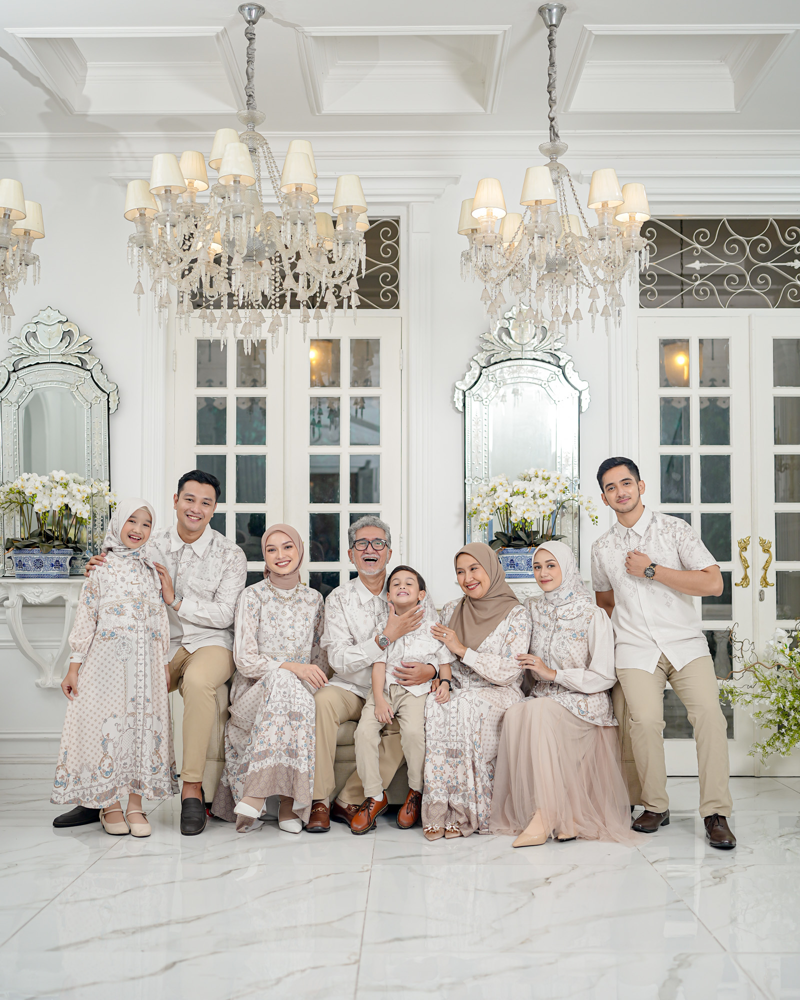 Zysku Xena | Ethereal Dress | Sarimbit Gamis Kancing Depan Busui Friendly