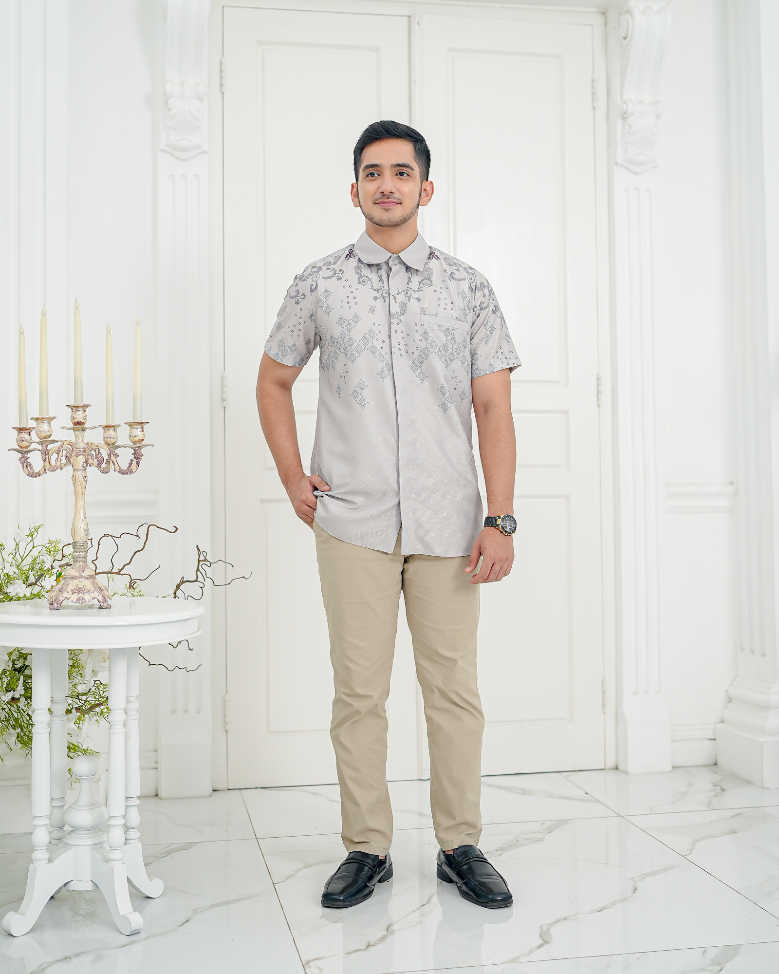 Zysku Xena | Ethereal Koko Lengan Pendek | Sarimbit Pria