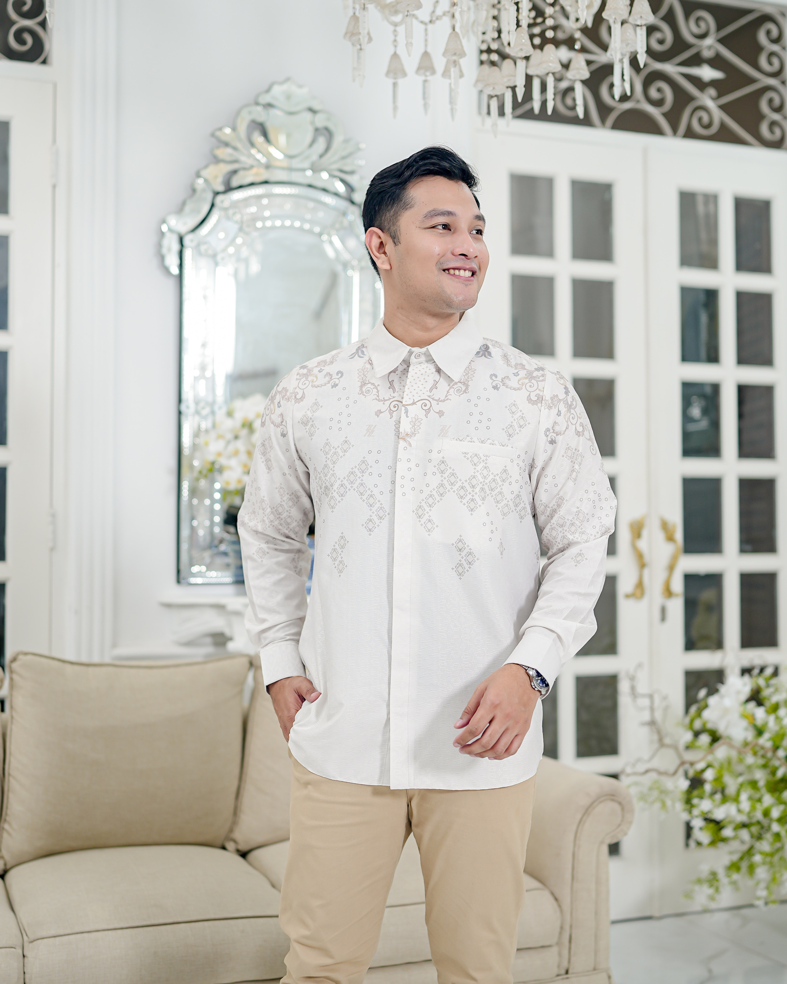 Zysku Xena | Ethereal Koko Lengan Panjang | Sarimbit Pria