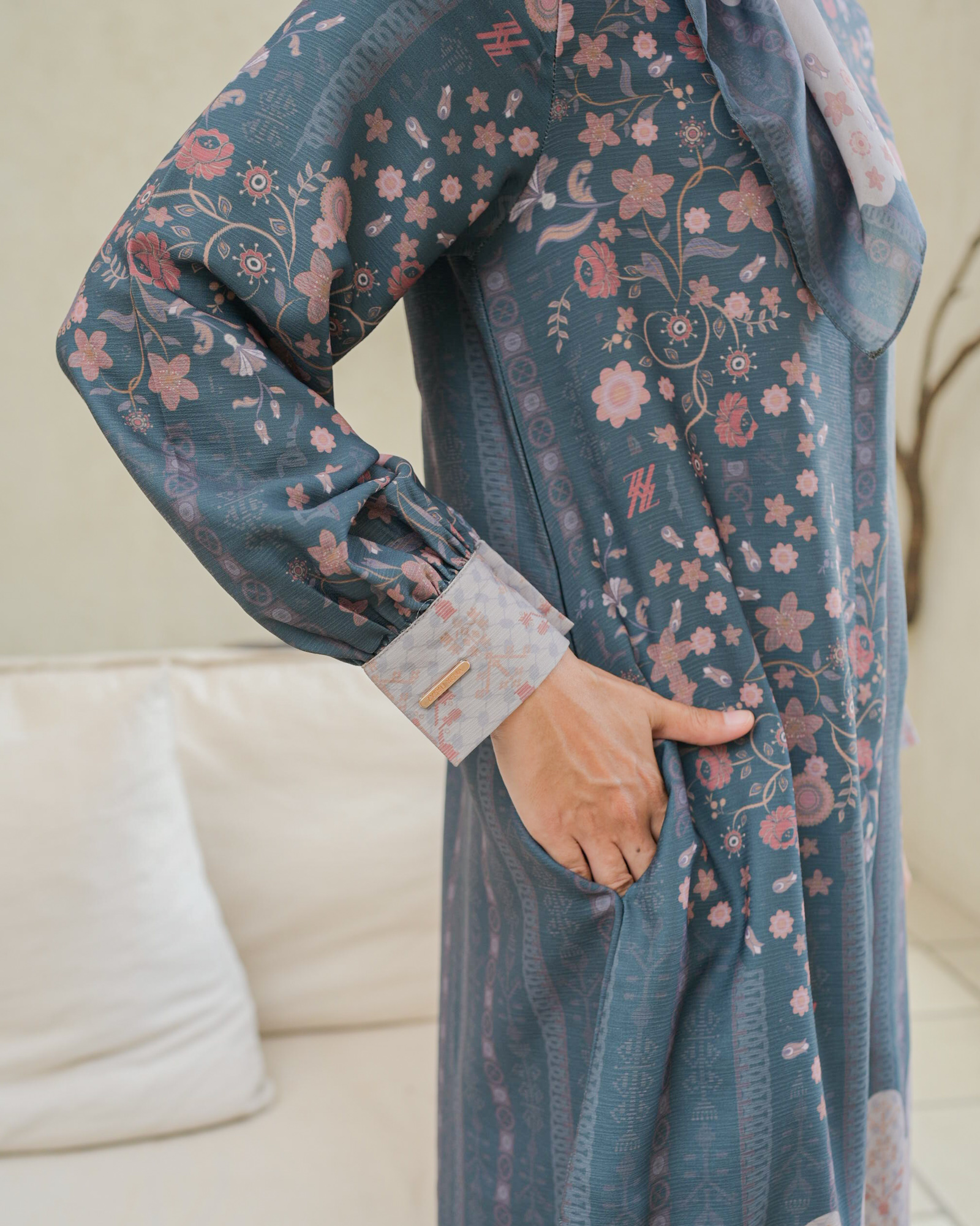 Zysku Xena | Afrin Tunic | Sarimbit Atasan Kancing Depan Busui Friendly