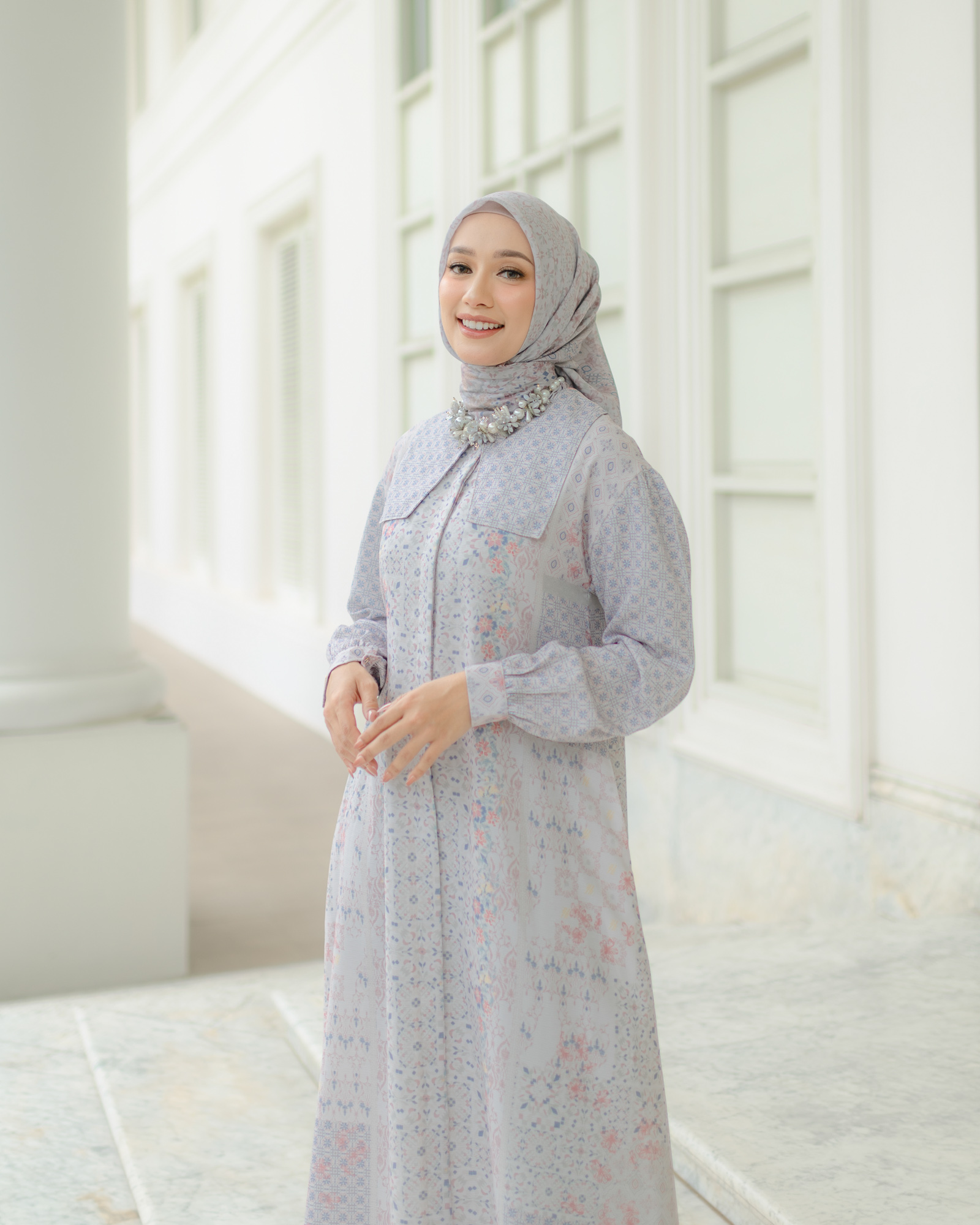 Zysku Xena | (NO PAYET) Chahana Dress | Sarimbit Gamis Kancing Depan Busui Friendly