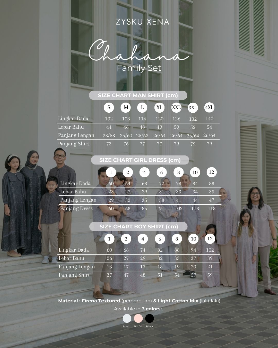 Zysku Xena | Chahana Dress Anak | Sarimbit dress anak
