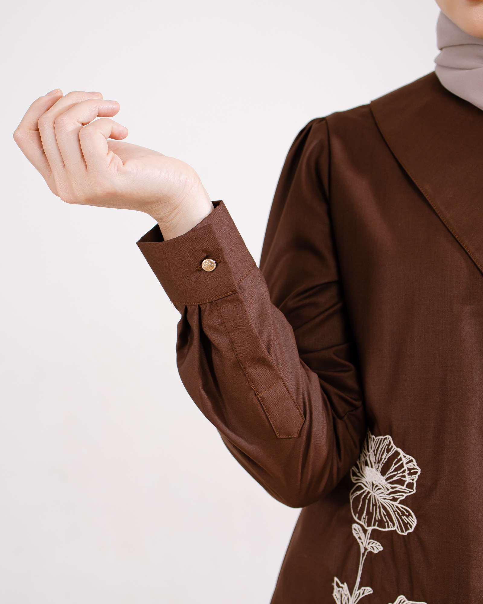 Zysku Xena | Lavatera One Set Tunic & Cullote | Sarimbit Polos Bordir Atasan Kulot Busui Friendly