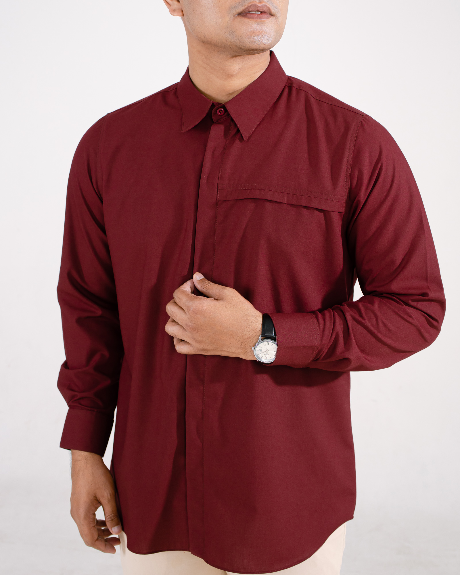 Zysku Xena | Lavatera Man Shirt Lengan Panjang  | Sarimbit Kemeja Koko Pria polos