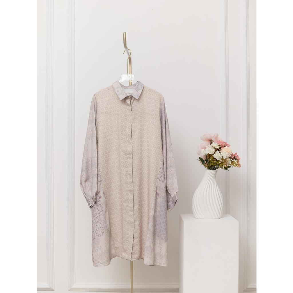 Zysku Xena | Minor Defect | (NO PAYET) Chahana Tunic | Sarimbit Atasan Kancing Depan Busui Friendly