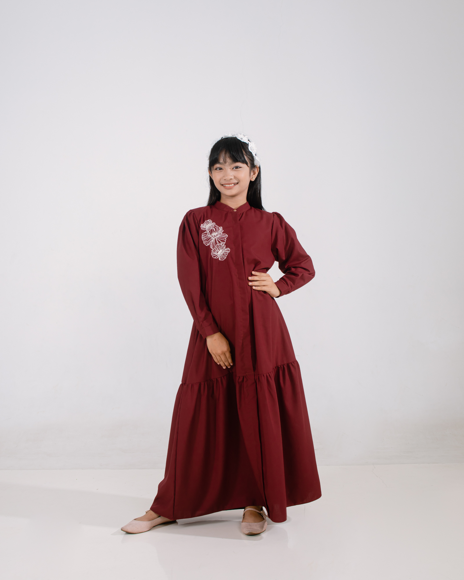 Zysku Xena | Lavatera Girl Dress | Sarimbit Dress Anak
