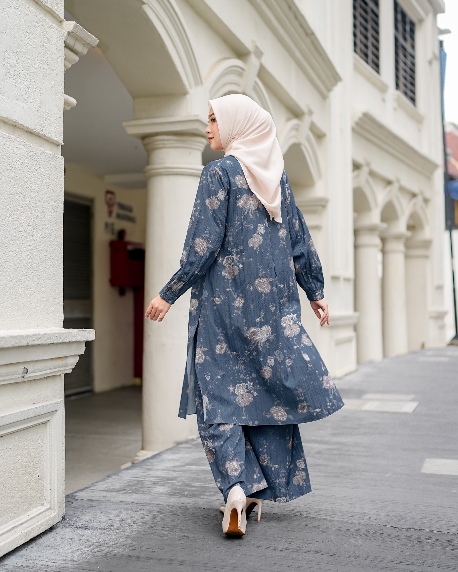Zysku Xena | Najma Tunic - 4 Warna | Tunik Atasan Lengan Panjang Wanita Motif Print