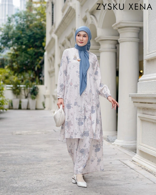 Image of Zysku Xena | Najma One Set / Tunic / Kulot  - 4 Warna | Tunik Atasan Setelan Celana Wanita Motif