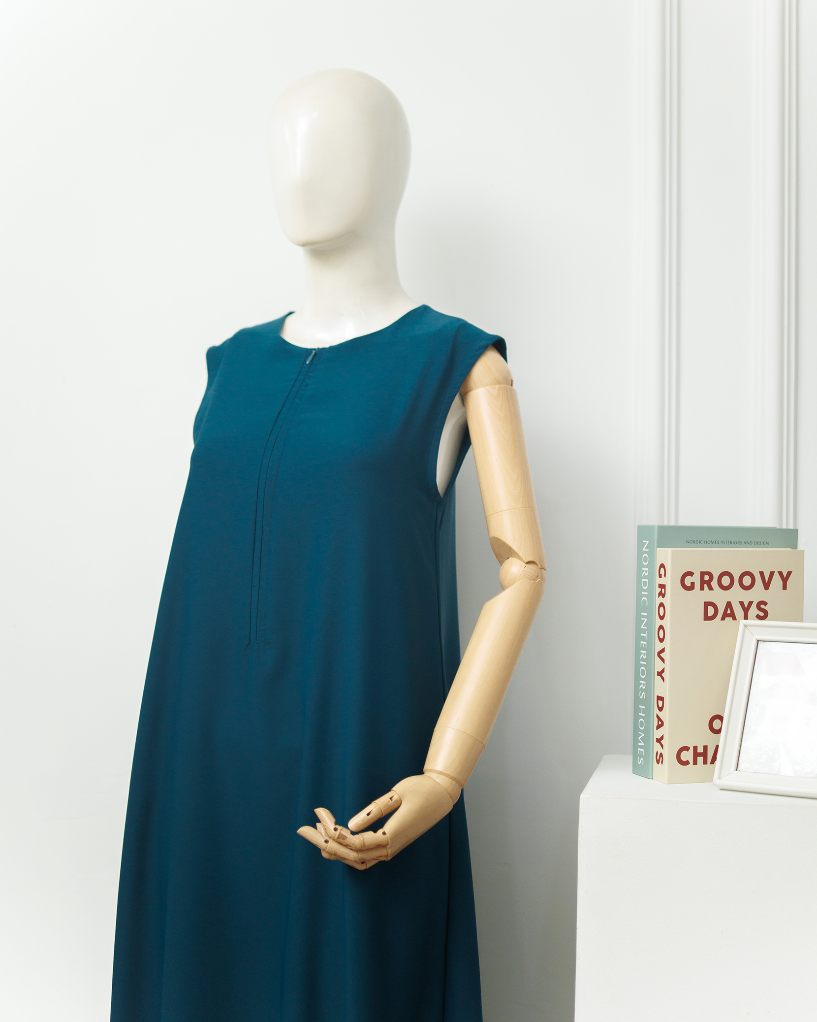 Zysku Xena | Airi Basic Sleeveless Dress - 6 Warna | Gamis Tanpa Lengan Polos