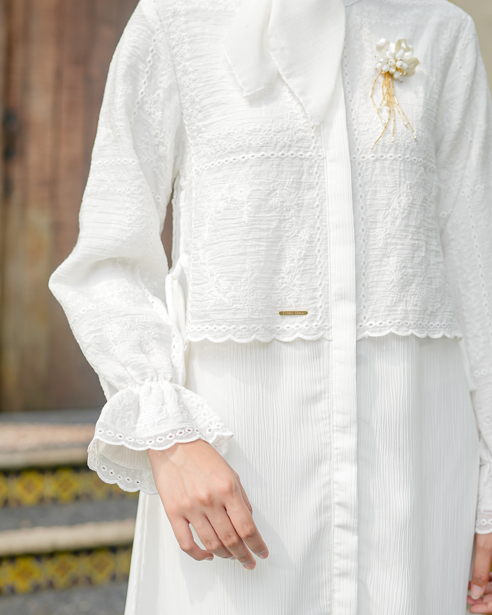 Zysku Xena | Petra Tunic - 4 Warna | Tunik Atasan Lebaran Bordir