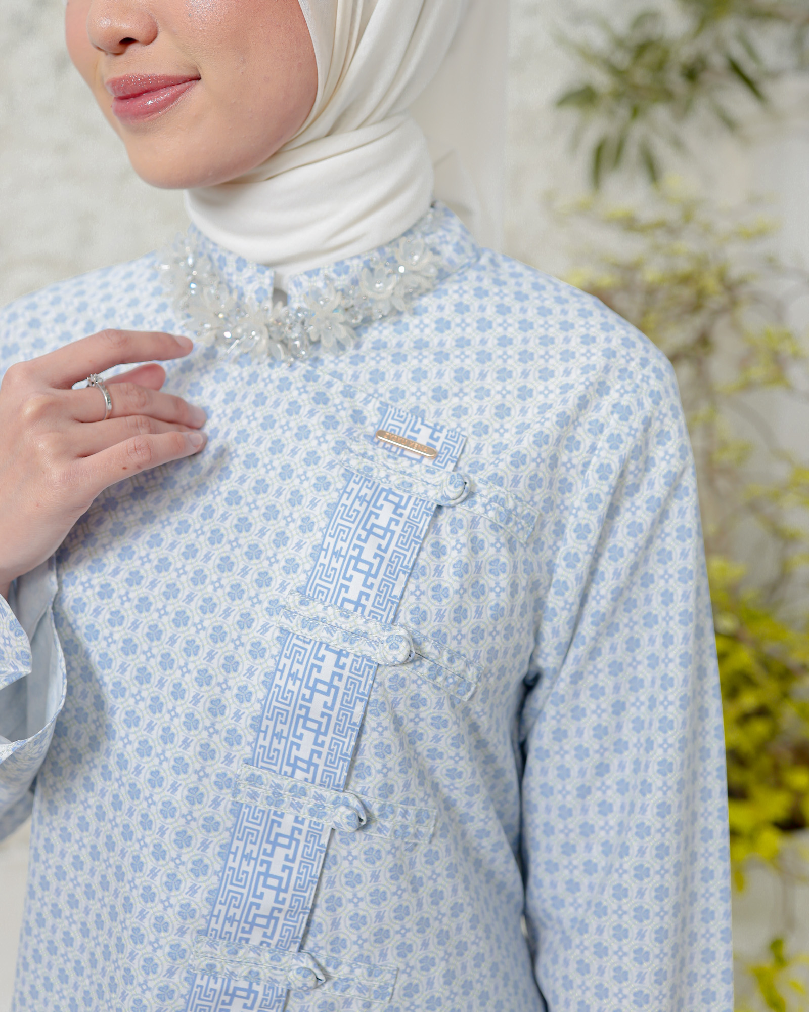 Zysku Xena | Yerin Top - 3 Warna | Atasan Print Busui Friendly Lebaran