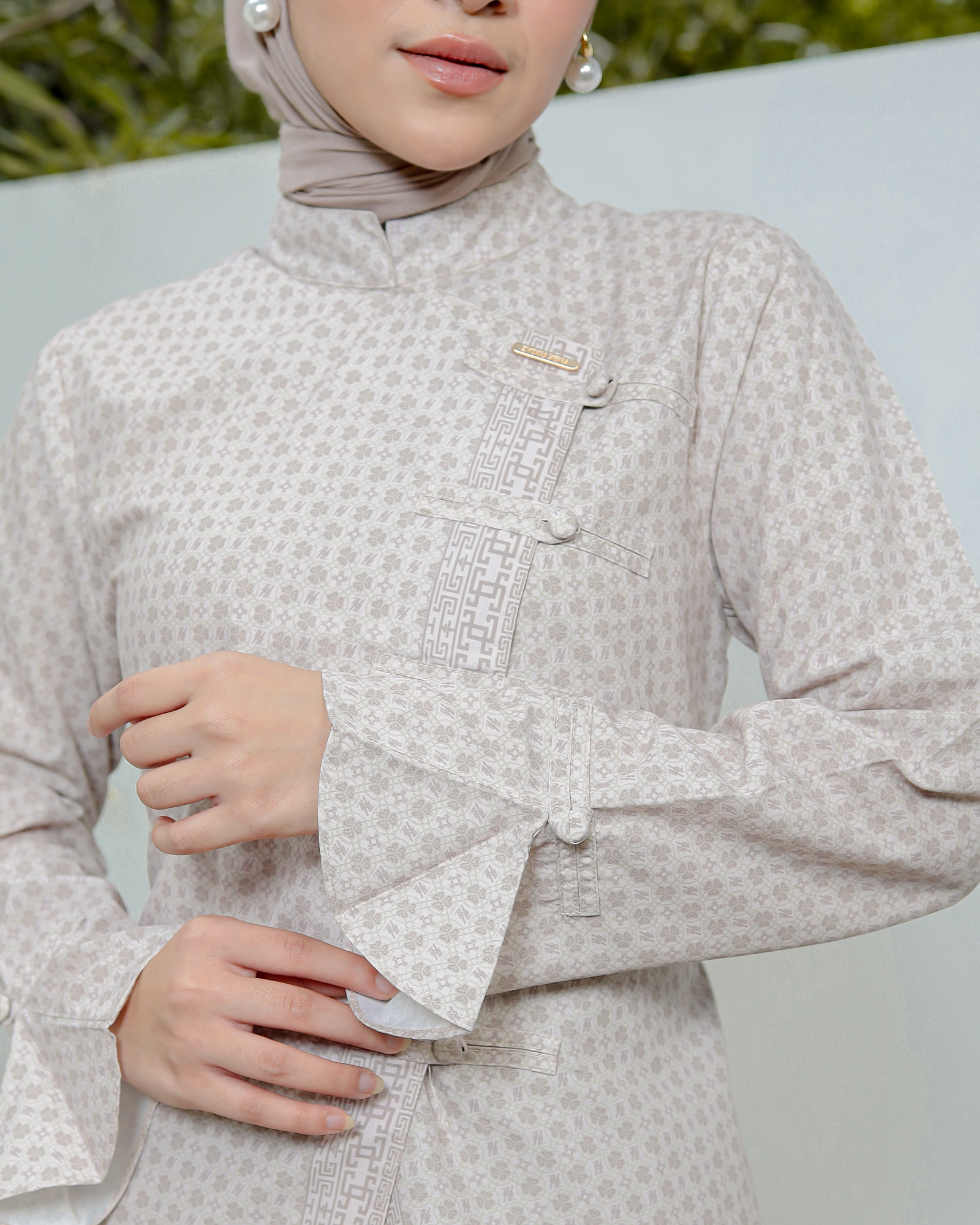 Zysku Xena | Yerin Top - 3 Warna | Atasan Print Busui Friendly Lebaran