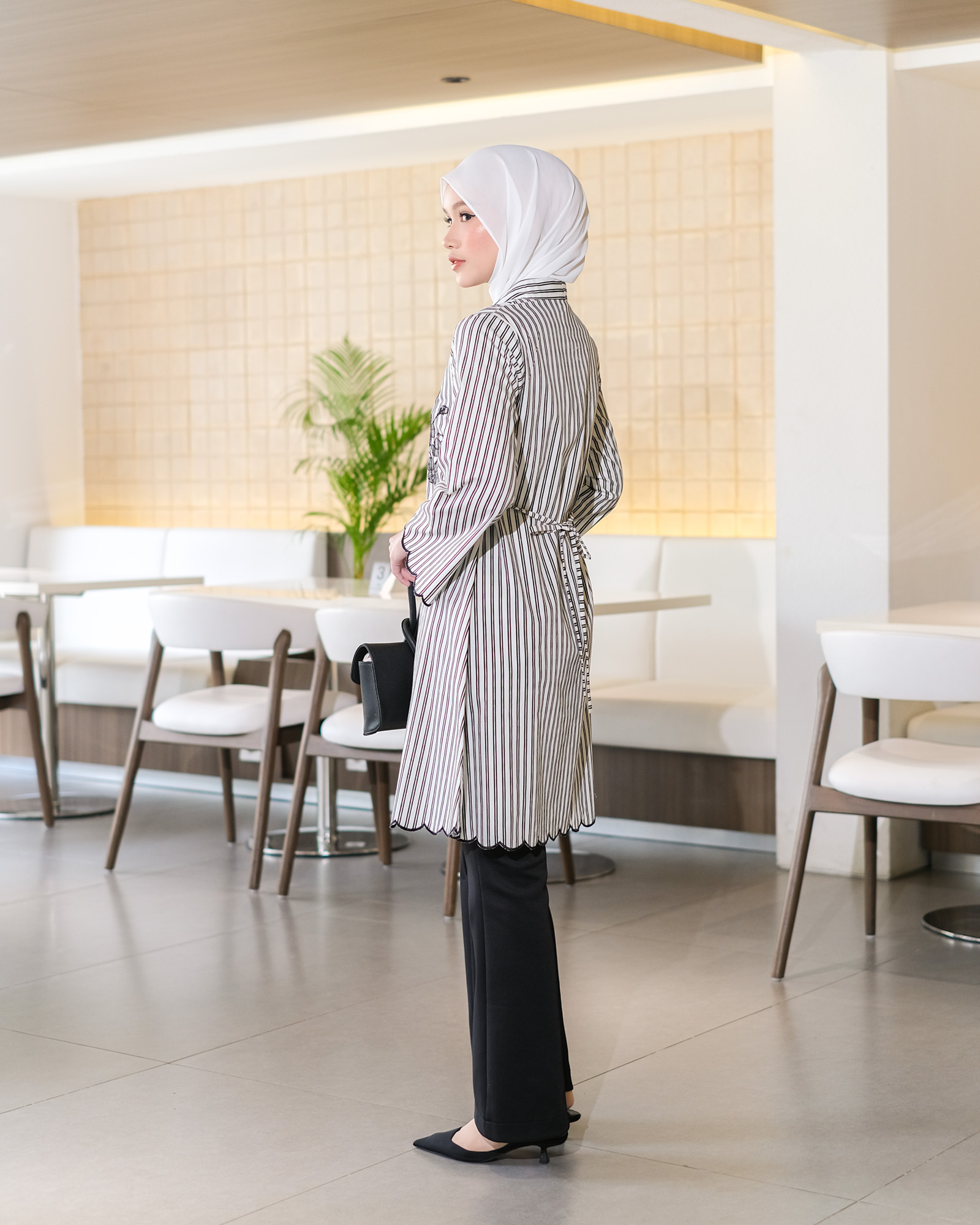Zysku Xena | Indira Tunic - 2 Warna | Atasan Tunik Bordir Lengan Panjang