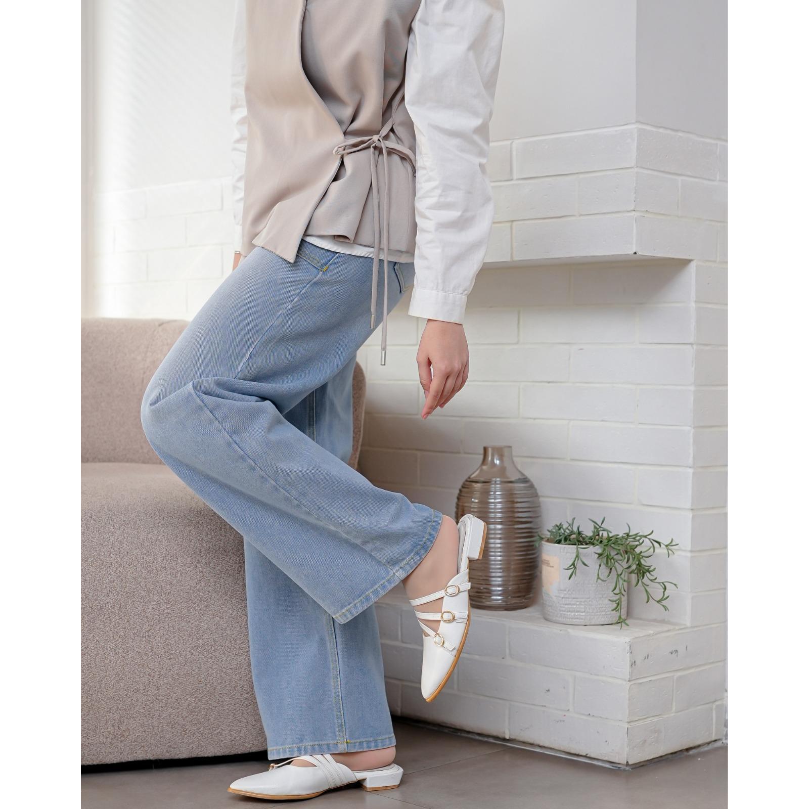 Zysku Xena | Minor Defect | Alma Straight Jeans - 3 Warna | Celana Denim Lurus Longgar