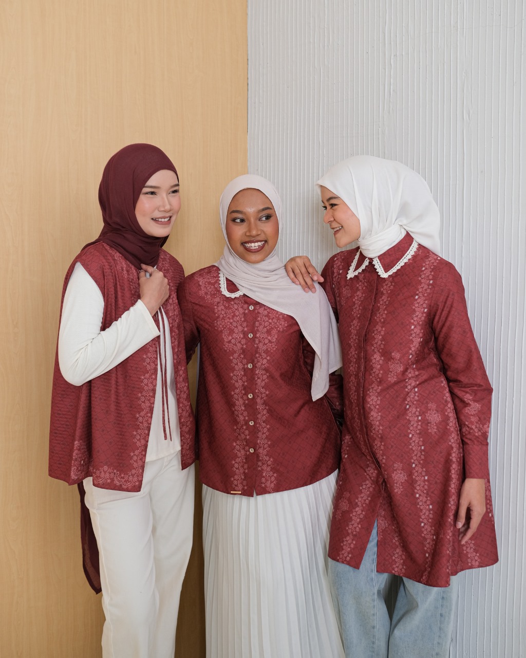Zysku Xena | Saka Vest | Rompi Pendek Luaran Agustusan Kerja Motif Kantor Wanita
