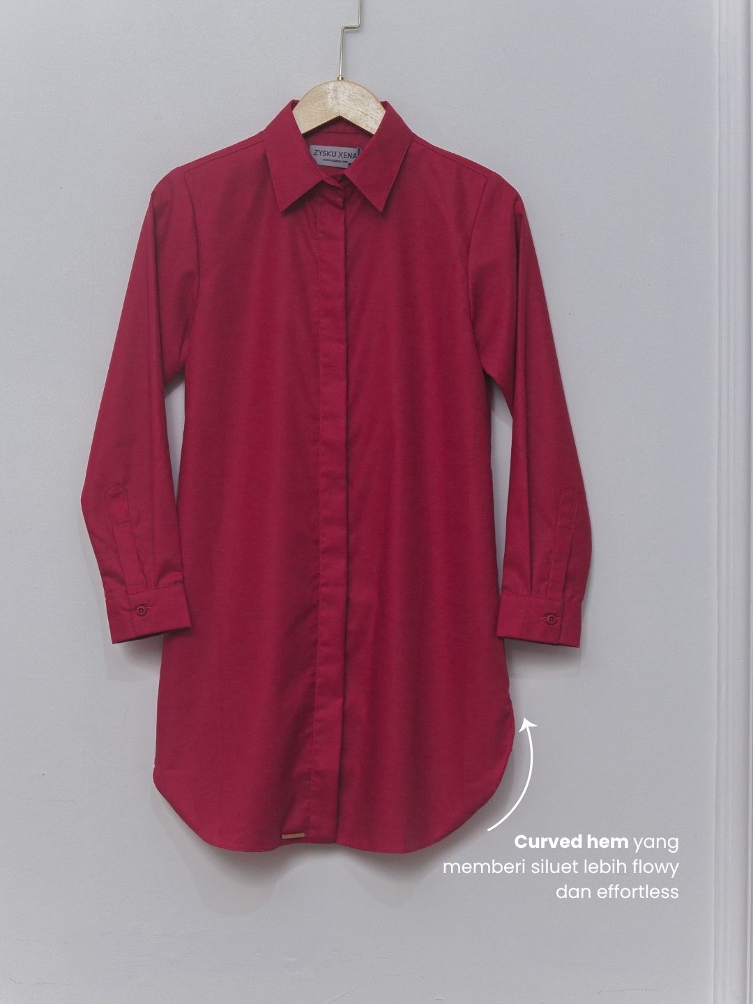 Zysku Xena | Basic Shirt 16 Warna - Color Group 2 | Kemeja Polos Kantor Wanita Lengan Panjang
